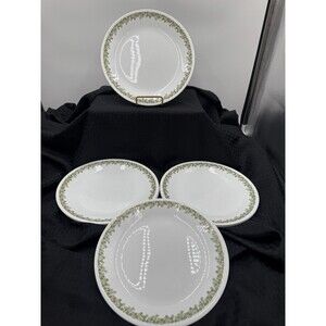 Corelle Spring Blossom  Crazy Daisy Green 10.25” Plates Set Of 3